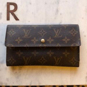 Louis Vuitton large tri-fold wallet